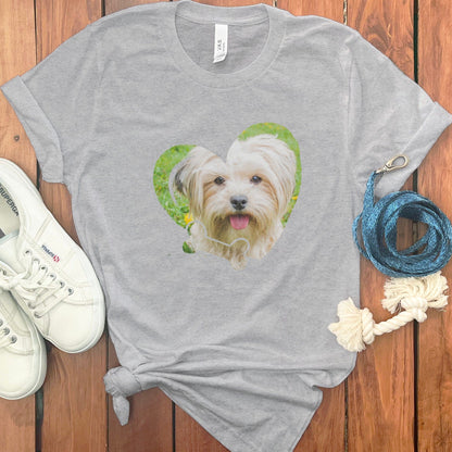 PERSONALIZED PHOTO HEART T-SHIRT