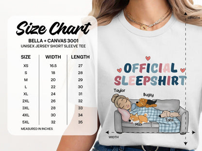 PERSONALIZED  DOG LOVER SLEEPSHIRT