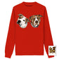 Knitted Personalized Pet Sweater from Photo - PuppyJo Sweater Chili / XS