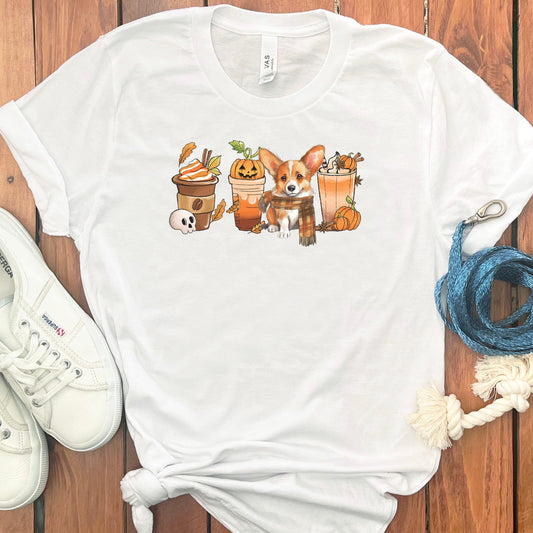 Corgi Pumpkin T-Shirt