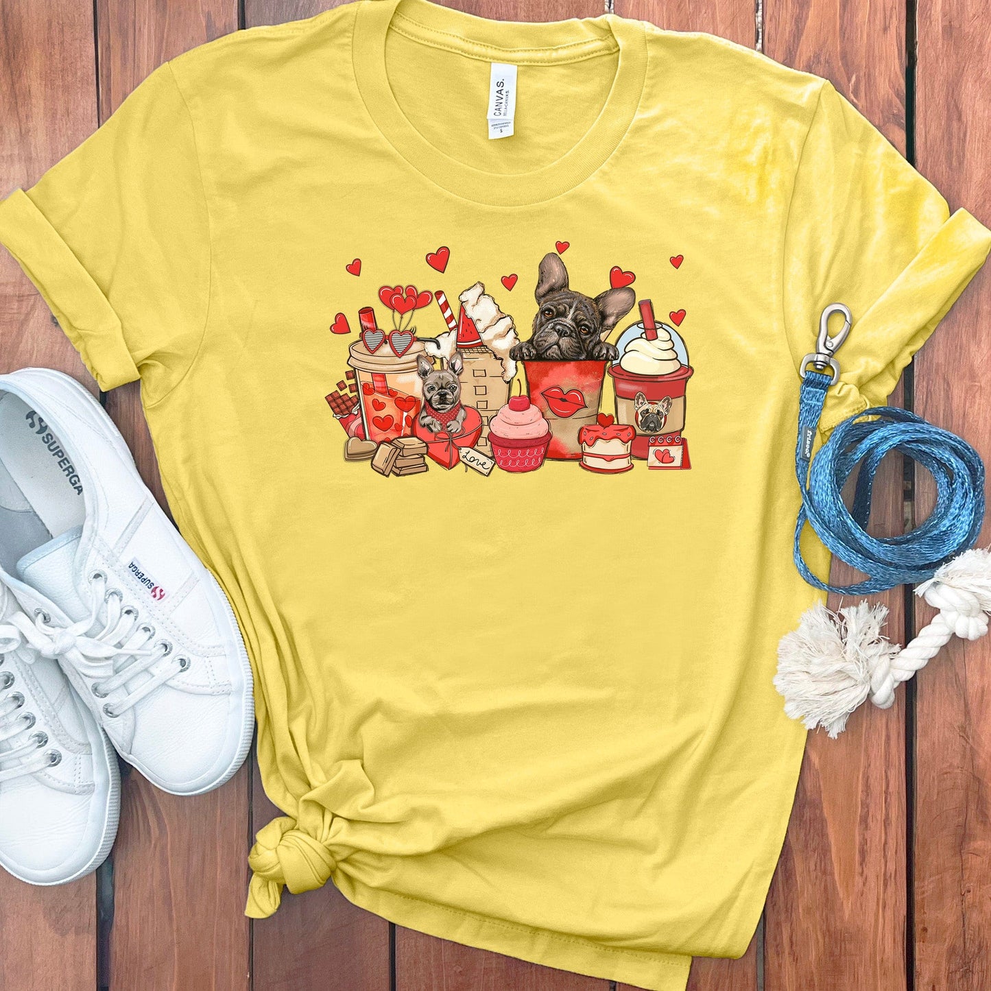 Valentine French Bulldogs T-Shirt