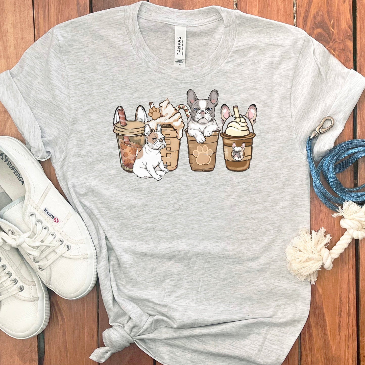 French Bulldog Coffee T-Shirt