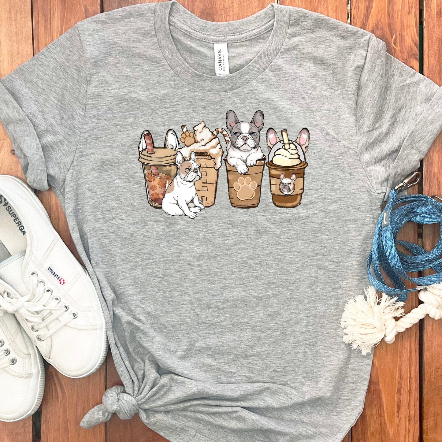 French Bulldog Coffee T-Shirt