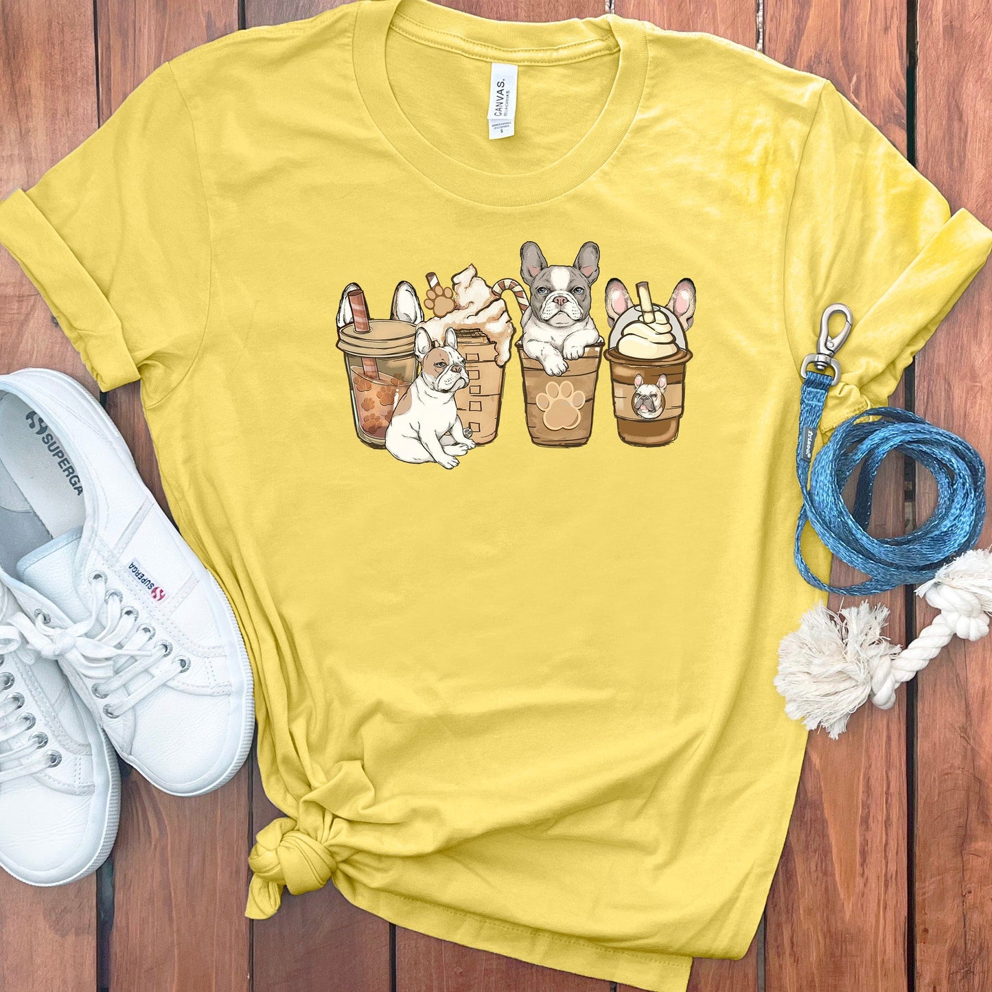 French Bulldog Coffee T-Shirt