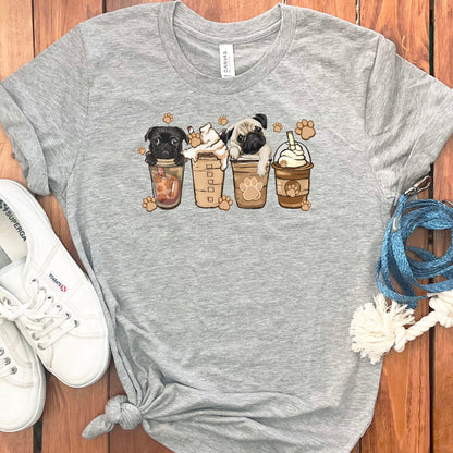 Pugs and Coffee T-Shirt