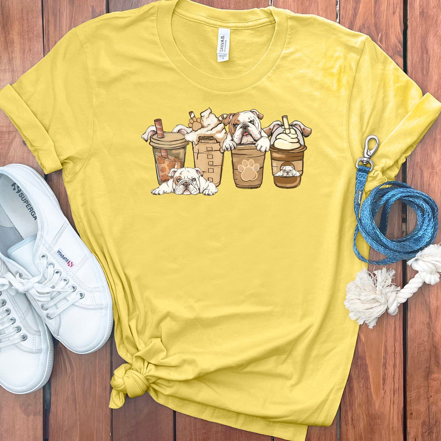 English Bulldogs Coffee T-Shirt