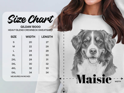 CUSTOM PET PHOTO SKETCH SWEATSHIRT
