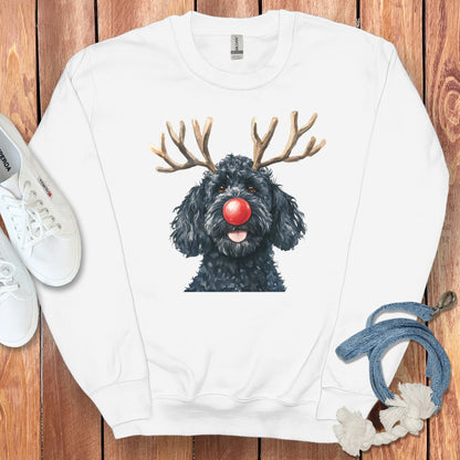 BLACK DOODLE HOLIDAY SWEATSHIRT
