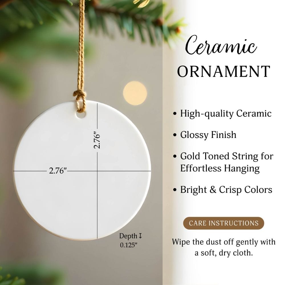 CHRISTMAS PINK BOW PET ORNAMENT