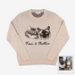 Knitted Personalized Pet Sweater from Photo - PuppyJo Sweater Taupe / XS