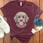 Cute Optical Puppy Blowing Bubble Unisex Shirt