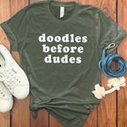 Doodles Before Dudes Funny Graphic Tee Product