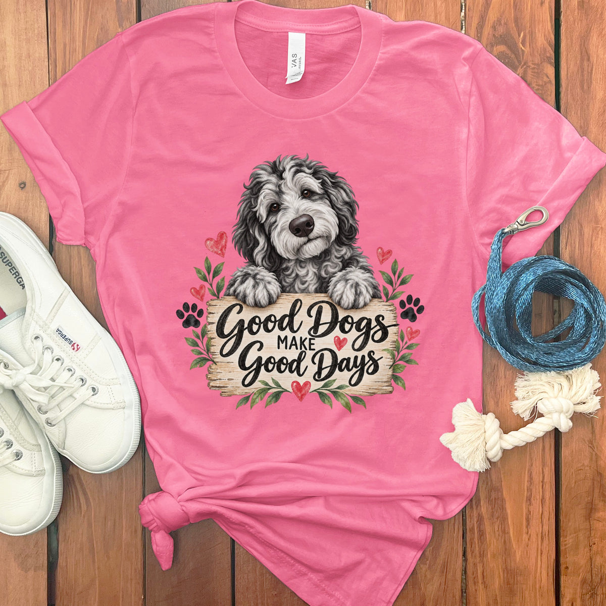 Merle Goldendoodle Good Days T-Shirt