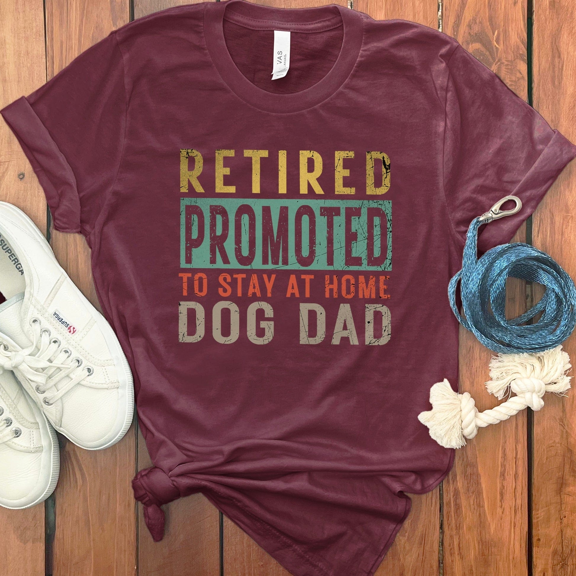 Retired Promoted To Stay At Home Dog Dad T-Shirt product