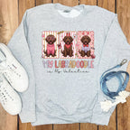 Love My Labradoodle Is My Valentine Sweatshirt