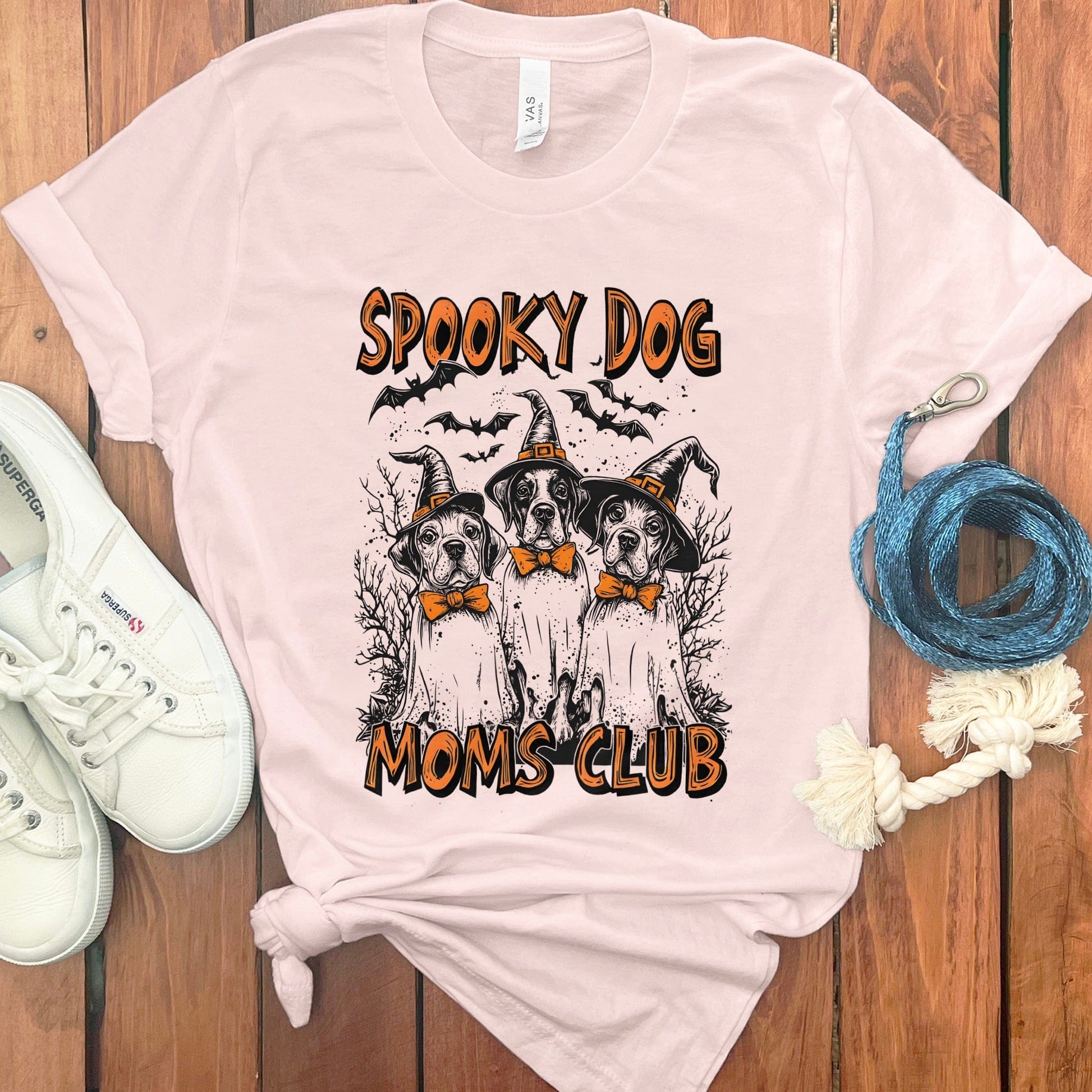 Spooky Dog Moms Club Halloween Graphic T-shirt product