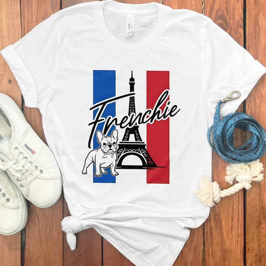French Bulldog and Eiffel Tower Graphic Tee product
