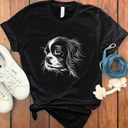 Intricate Dog Print Graphic Short Sleeve Shirt product