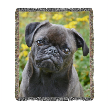 CUSTOM PET PHOTO WOVEN BLANKET