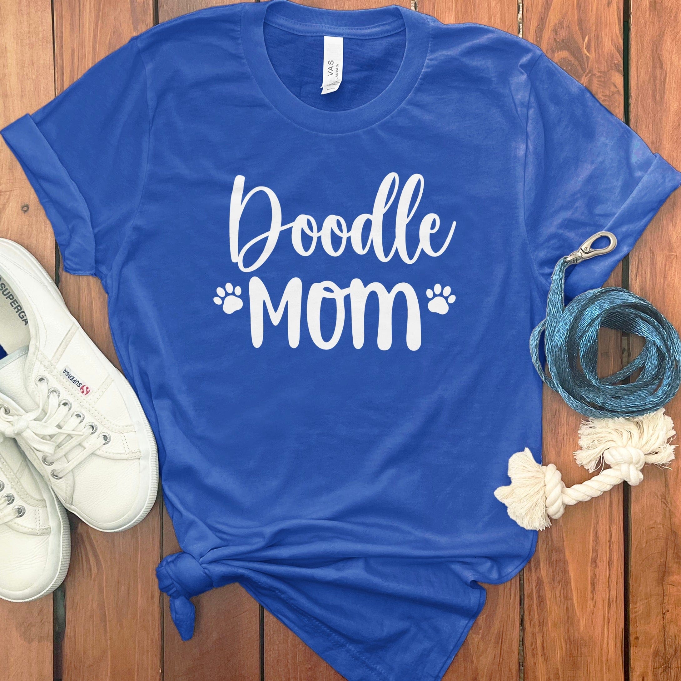 Doodle Mom Fun Graphic Tee Cute Dog Lover Shirt