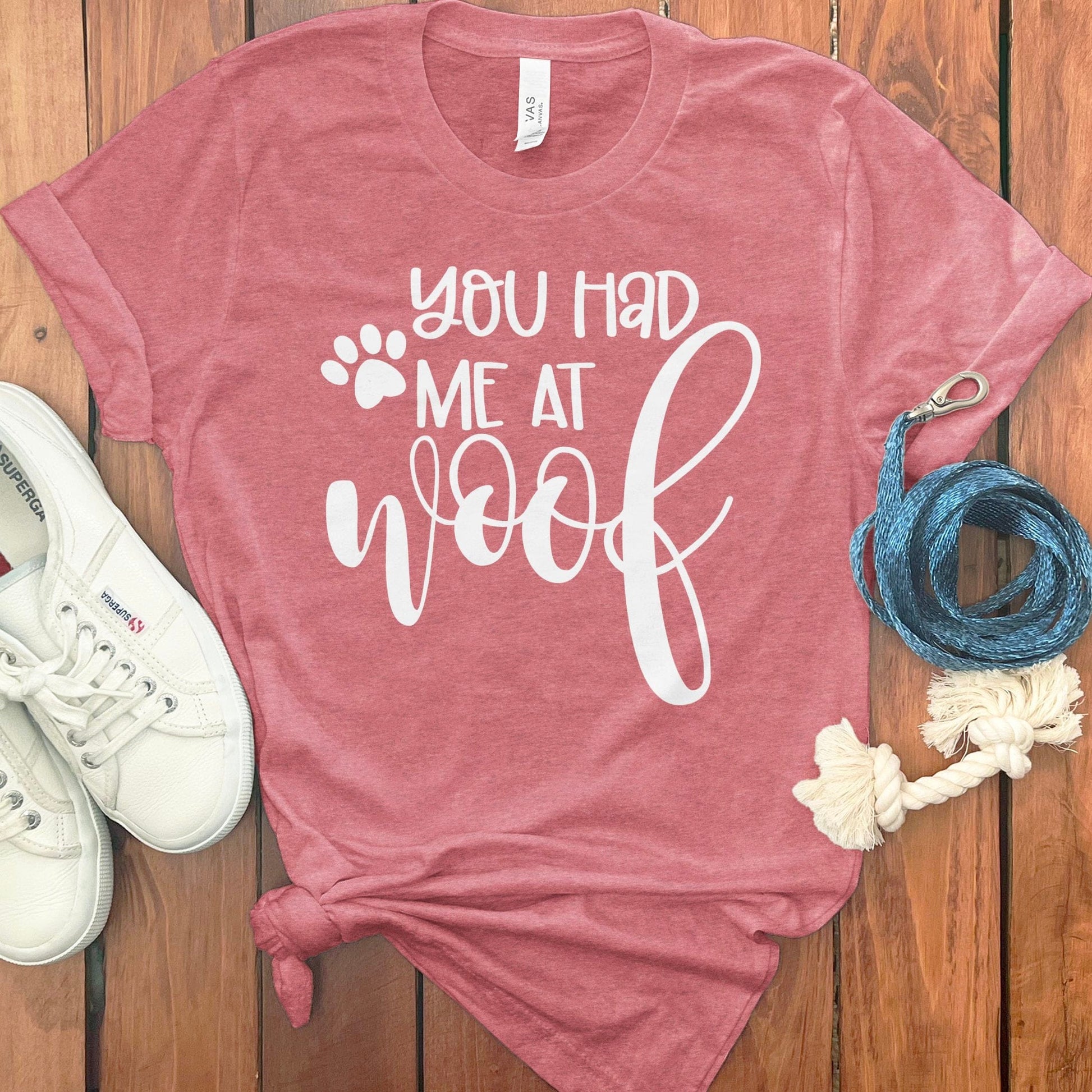 You Had Me At Woof Cute Pet Lover Graphic Tee product