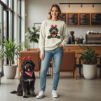 Black Labradoodle Heart Sweatshirt