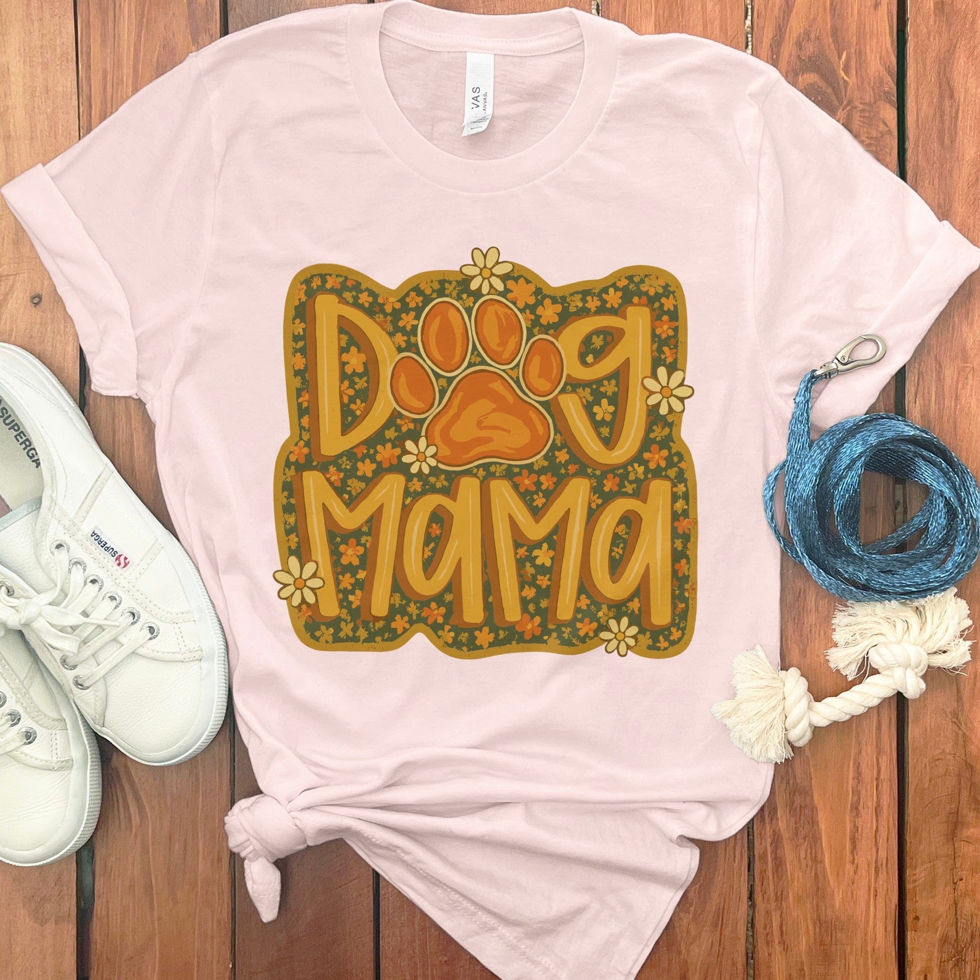 Dog Mama Graphic Tee Casual Shirt product type
