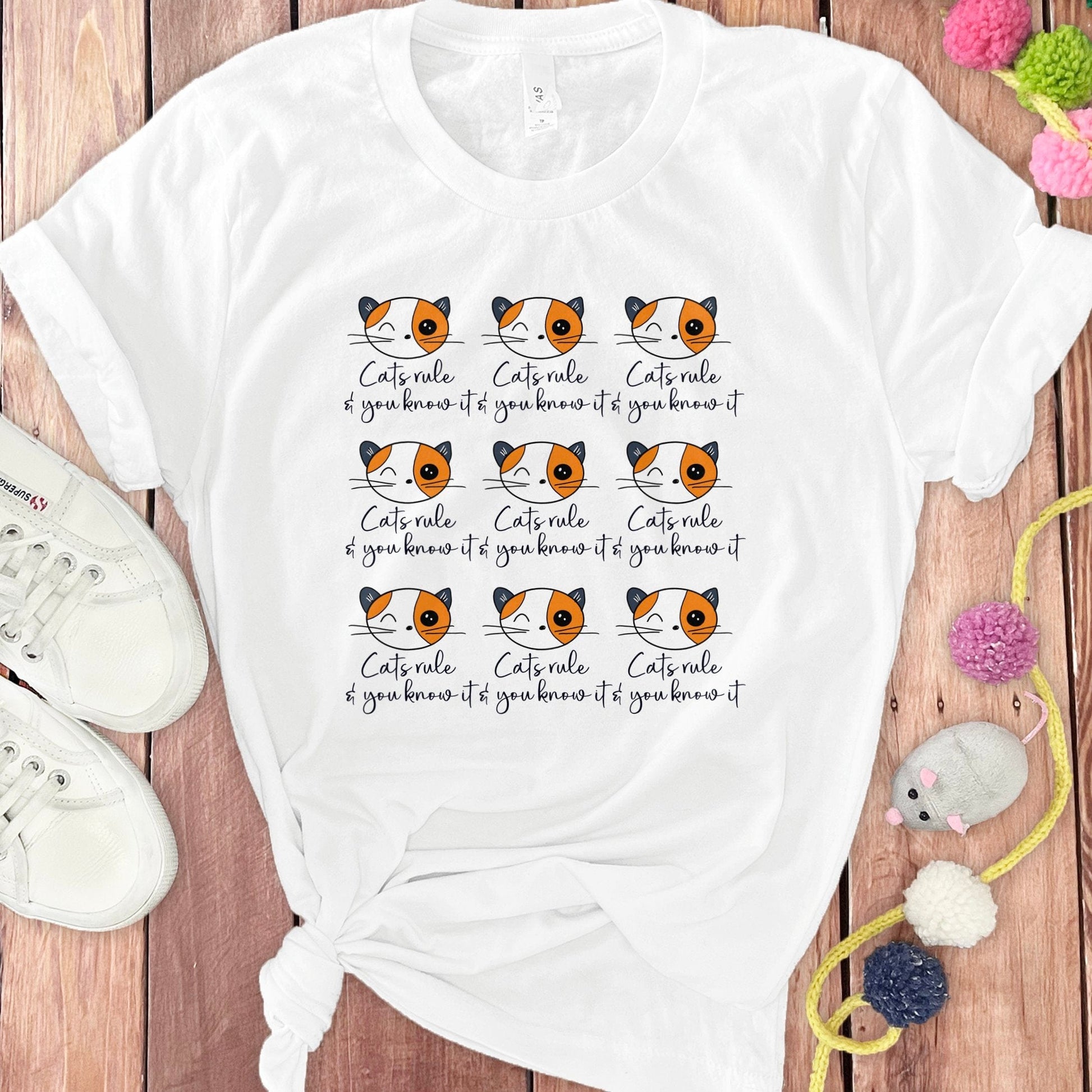 Cats Rule If You Know It You Know It T-Shirt product