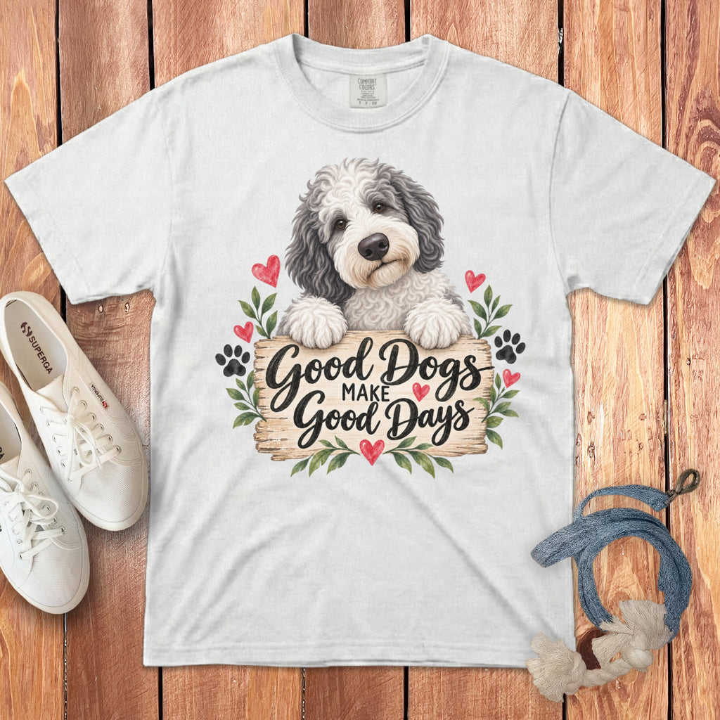 Sheepadoodle Good Days Signature T-Shirt