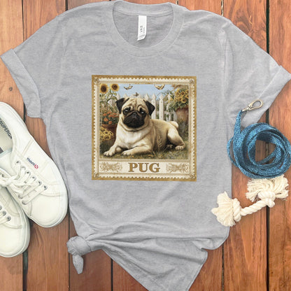 Vintage Style Pug Graphic T-shirt Product Type