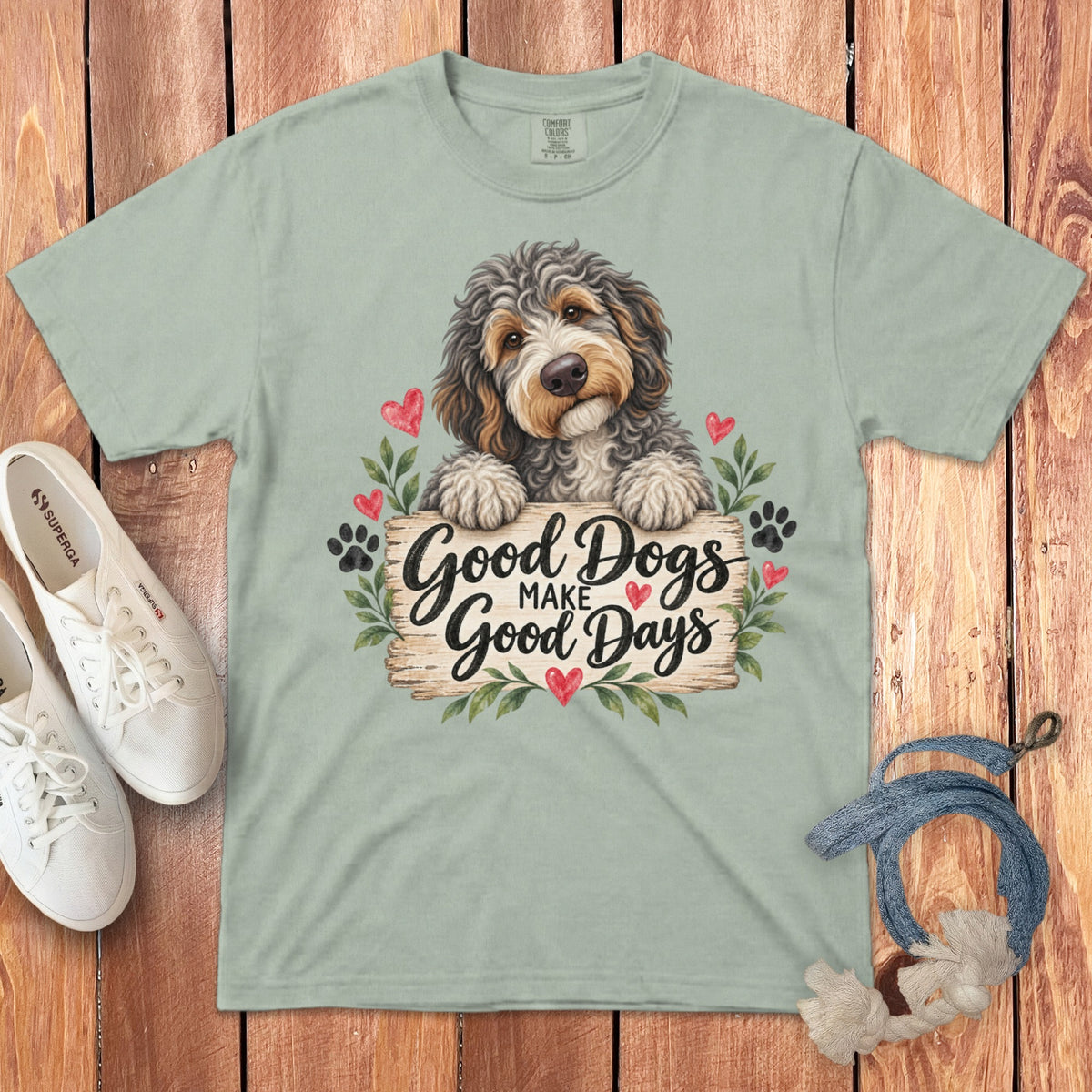 Aussiedoodle Good Days Signature T-Shirt