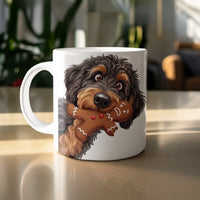 Phantom Goldendoodle Cookie Thief Mug in by Puppy Jo