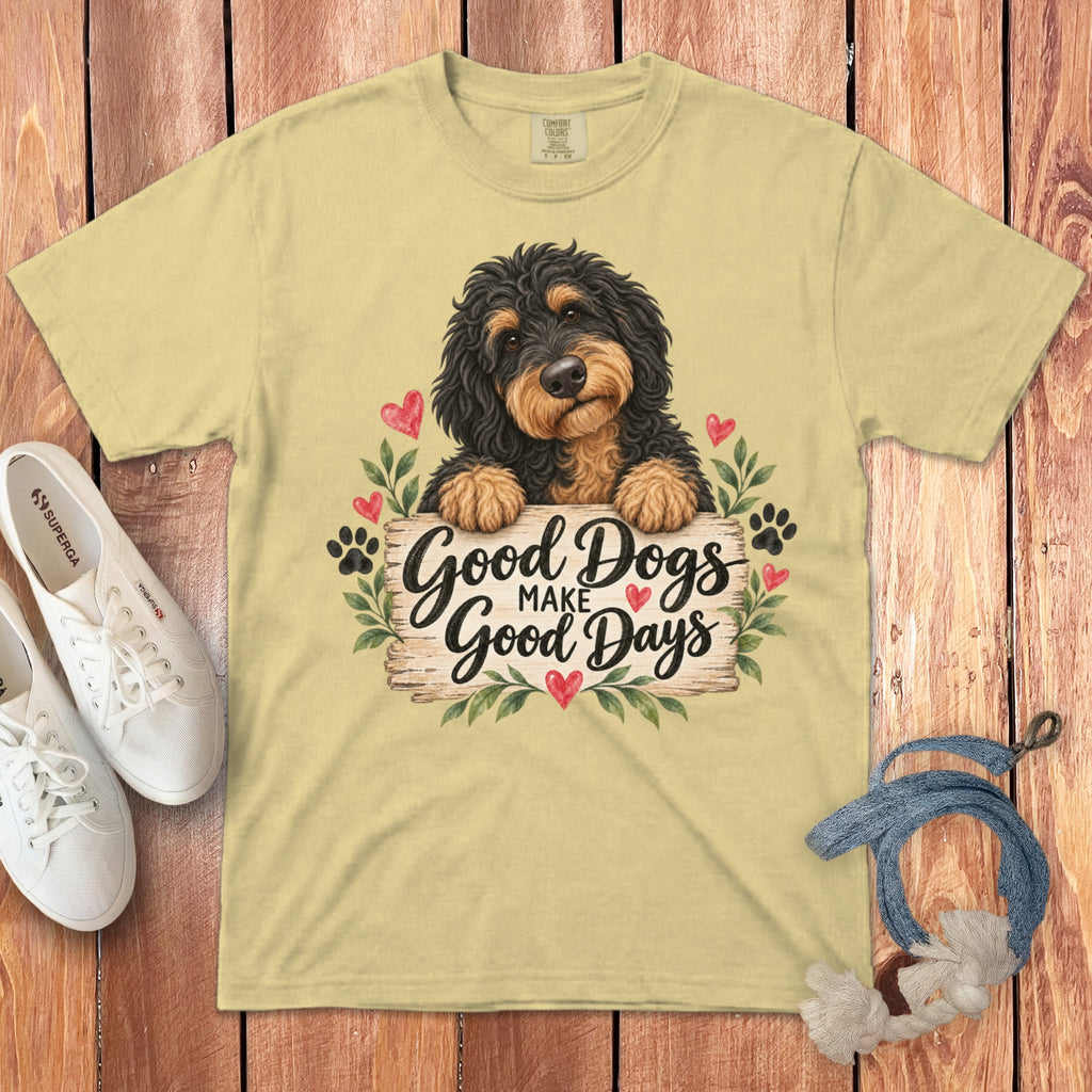 Phantom Goldendoodle Good Days Signature T-Shirt