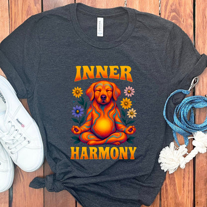 Inner Harmony Graphic Tee Meditation Dog Product