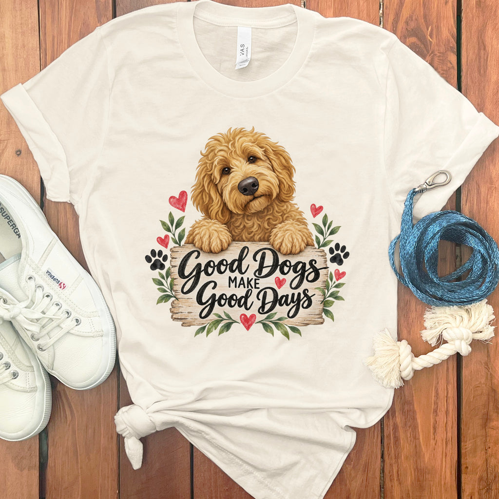Golden Goldendoodle Good Days T-Shirt