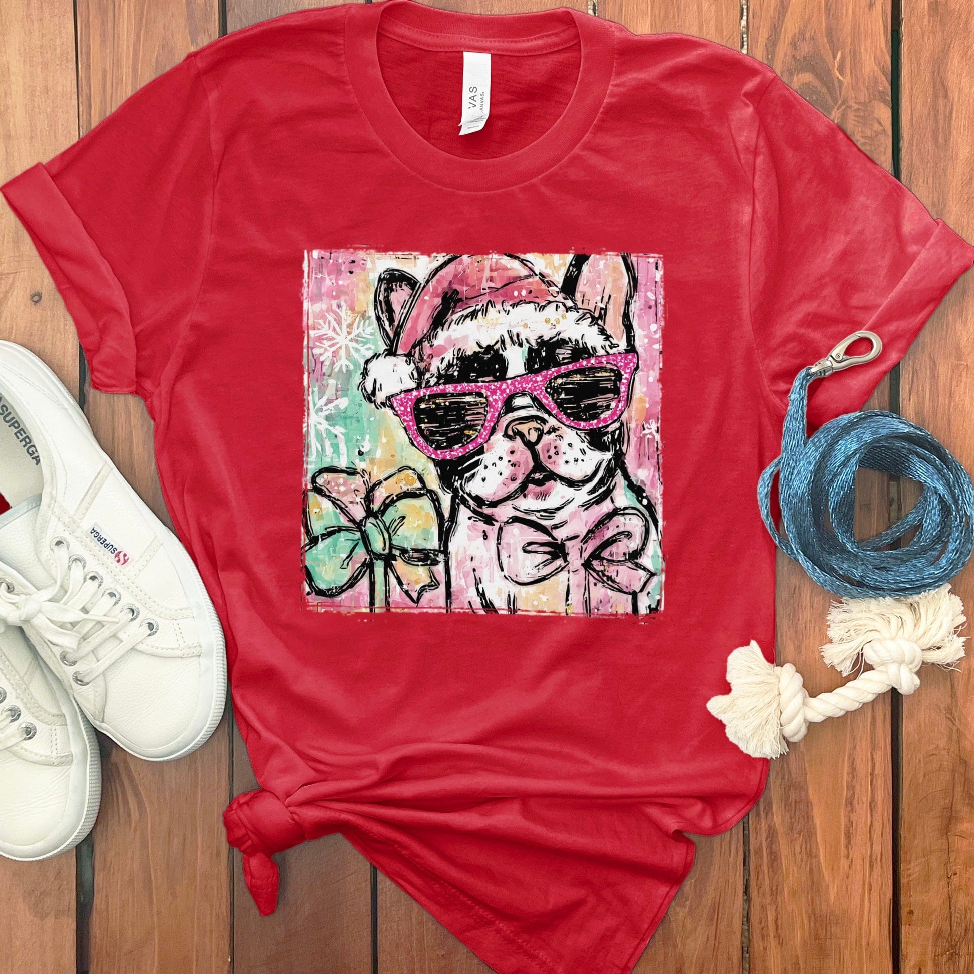 French Bulldog Wearing Sunglasses Christmas product type