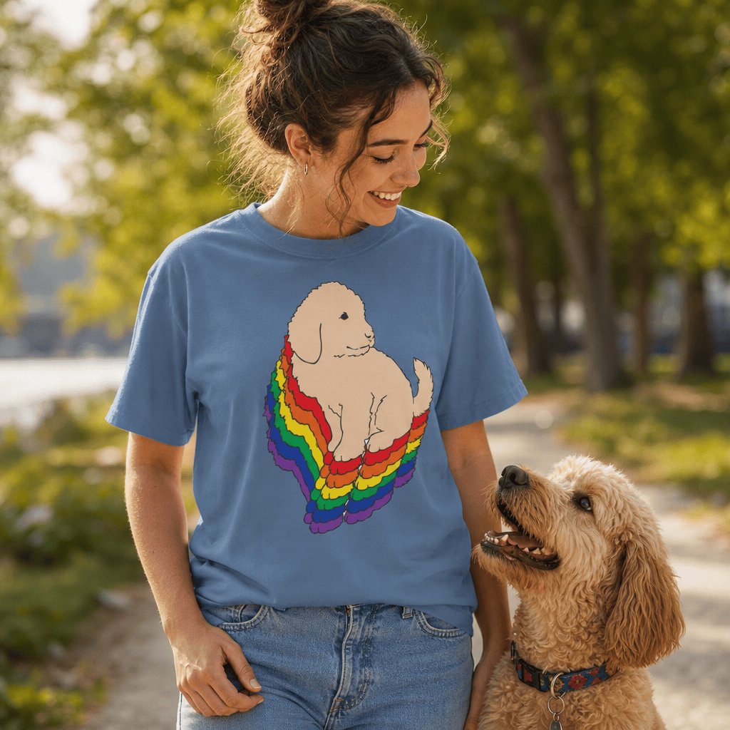 Acadia Goldendoodle Signature T-Shirt in by Puppy Jo