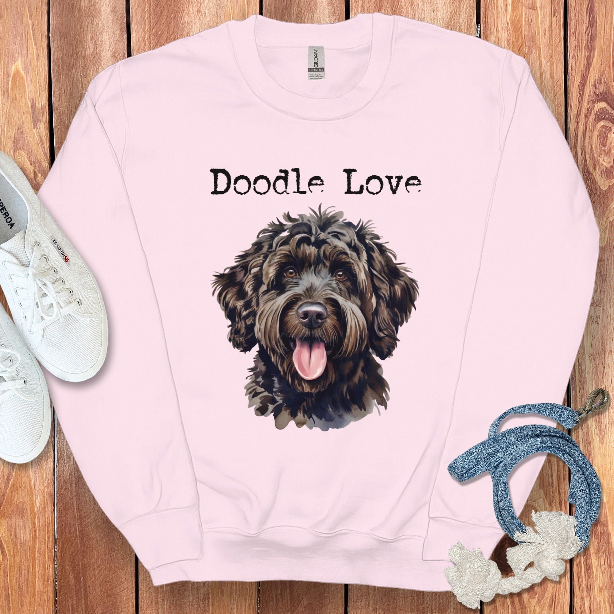 Doodle Love Sweatshirt Cozy and Cute Pet Lover Apparel