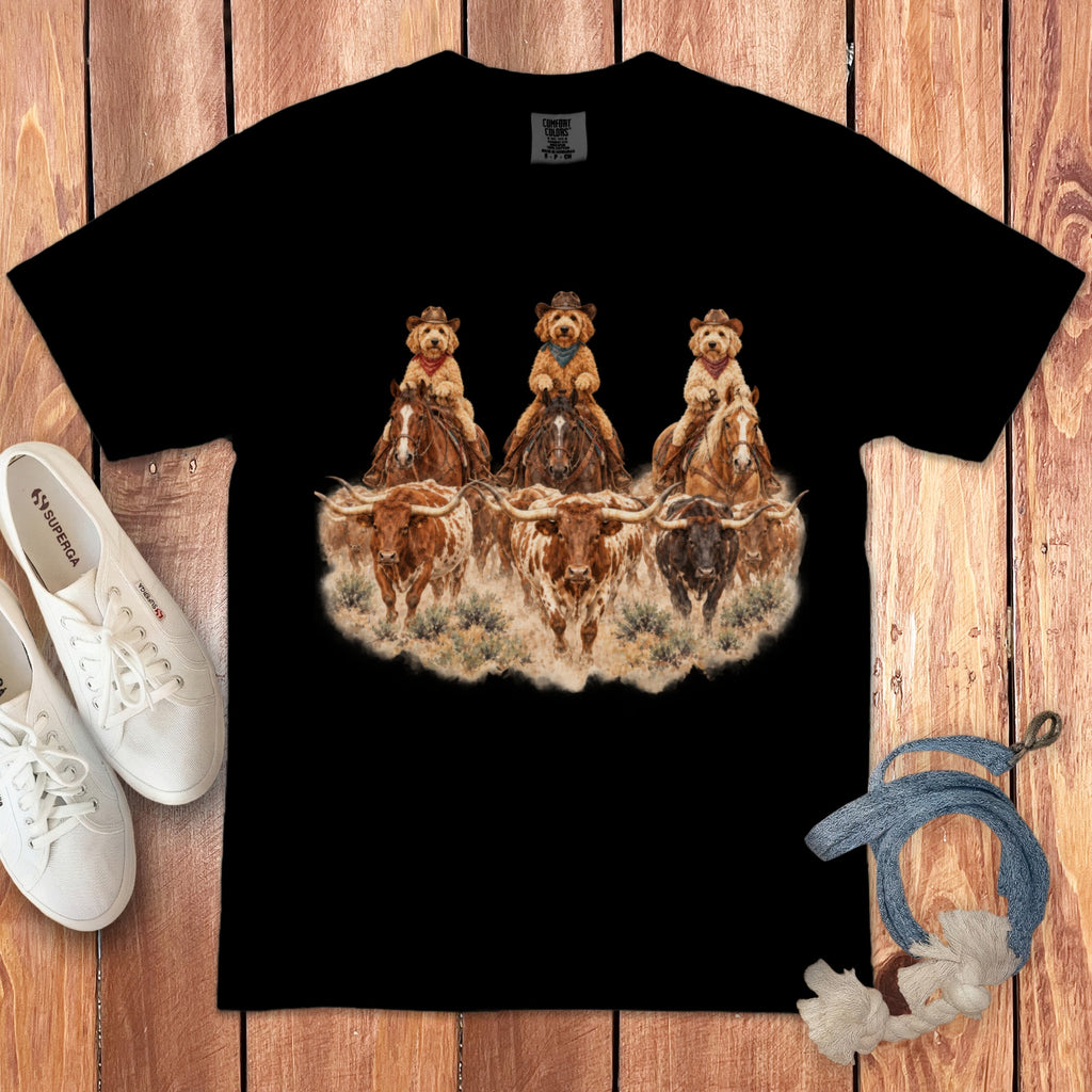 Western Doodle Cowboy Signature T-Shirt