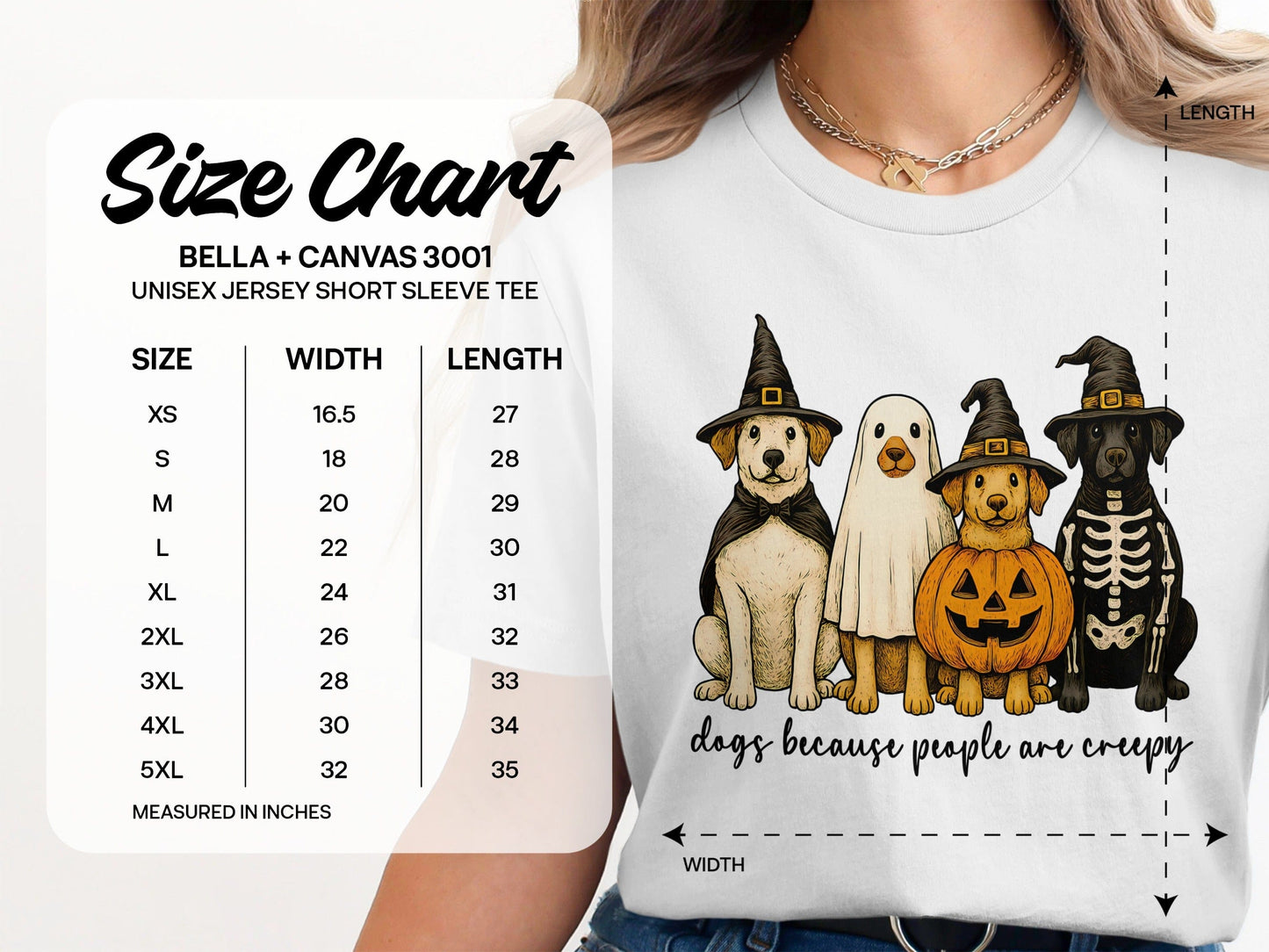 Dogs Because People Are Creepy Tee product type