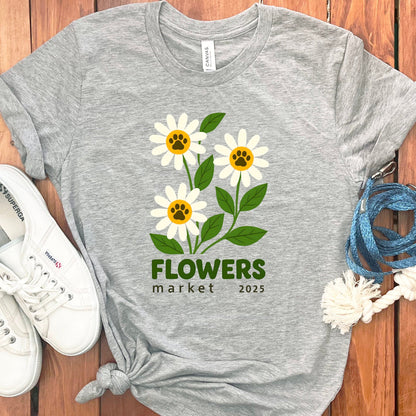 Flowers Market 2025 Graphic Tee product type
