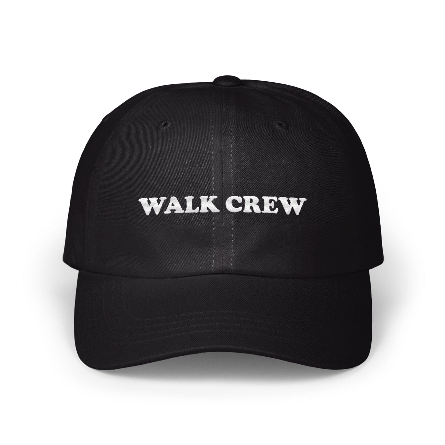WALK CREW Embroidered Classic Black Hat product