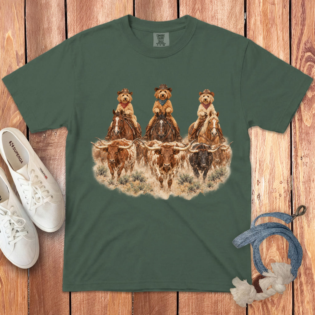 Western Doodle Cowboy Signature T-Shirt