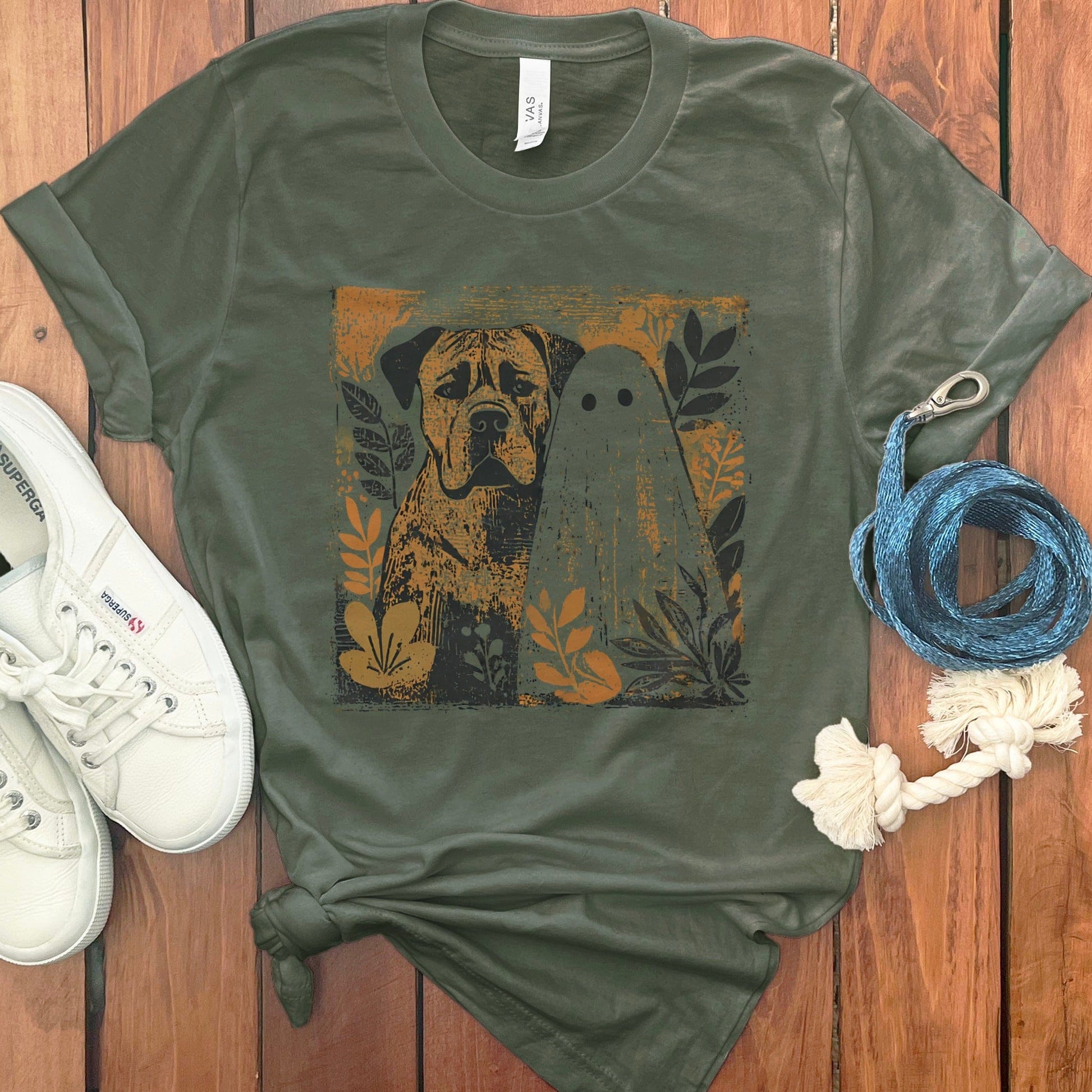 Ghostly Dog Companion Graphic T-Shirt product