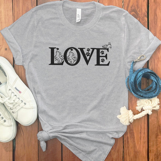 Love Themed Graphic Tee Shirt product