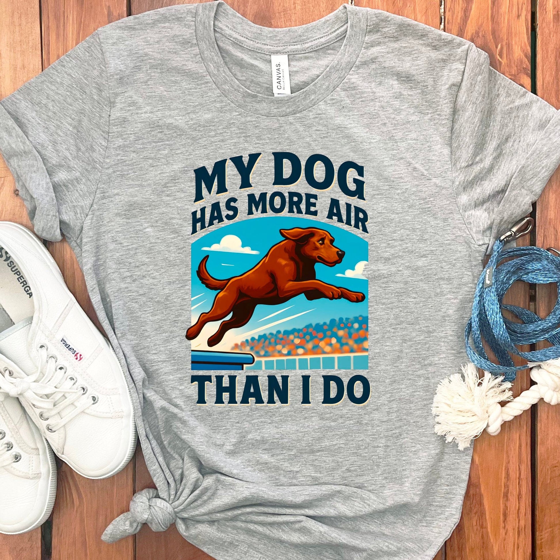 My Dog Has More Air Than I Do Graphic T-Shirt product type
