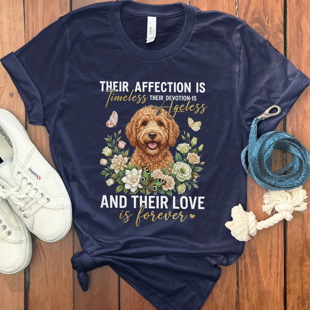 Apricot Doodle Affection T-Shirt in Navy / M by Puppy Jo
