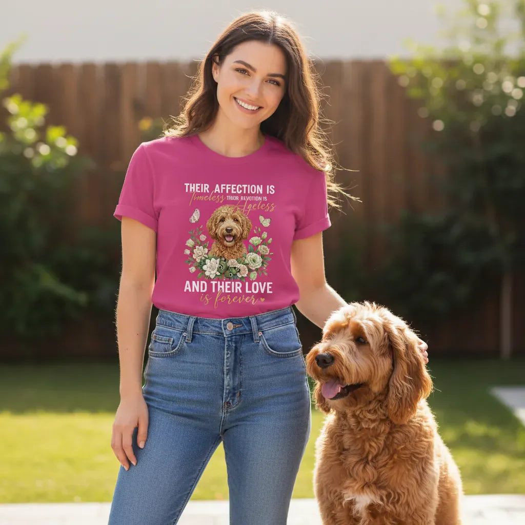 Apricot Doodle Affection T-Shirt in by Puppy Jo