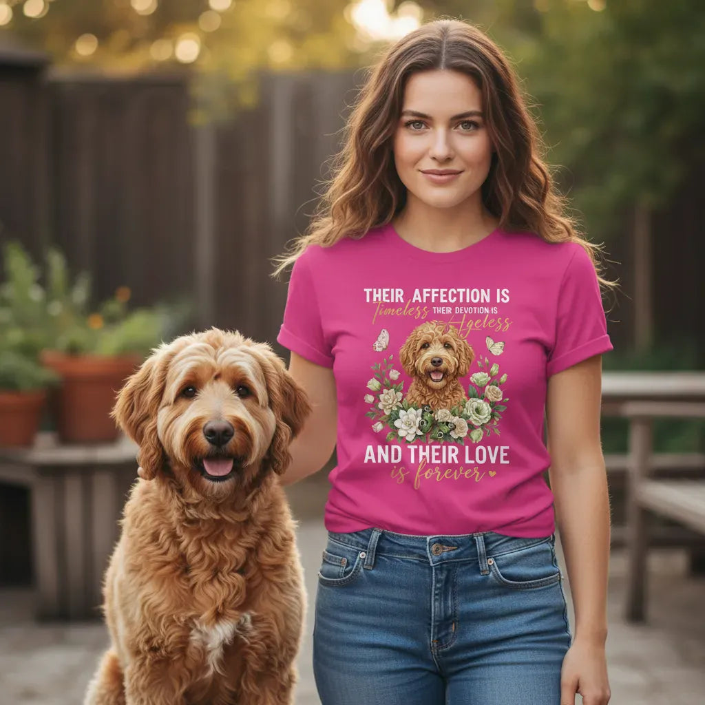 Apricot Doodle Affection T-Shirt in by Puppy Jo