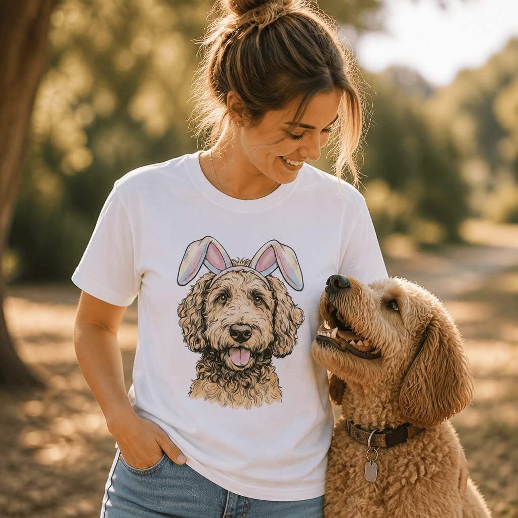 Apricot Doodle Bunny T-Shirt in by Puppy Jo